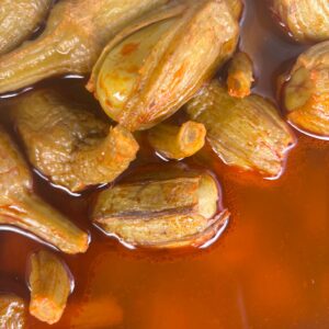 Berenjenas de Almagro aliñadas